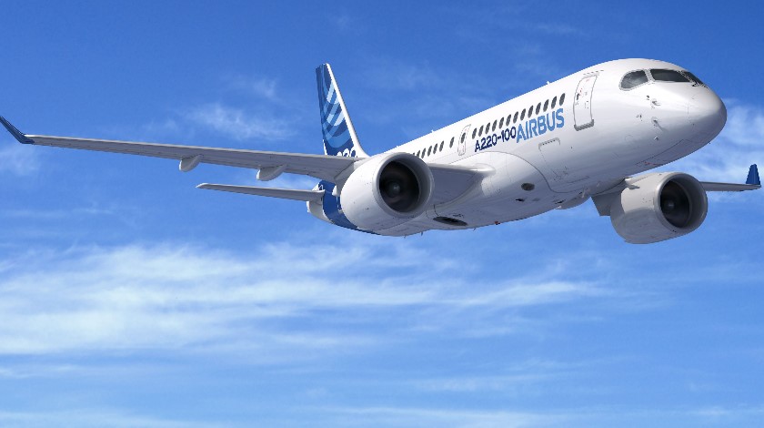 Airbus A220-300 выйдет на российский рынок в 2019 году